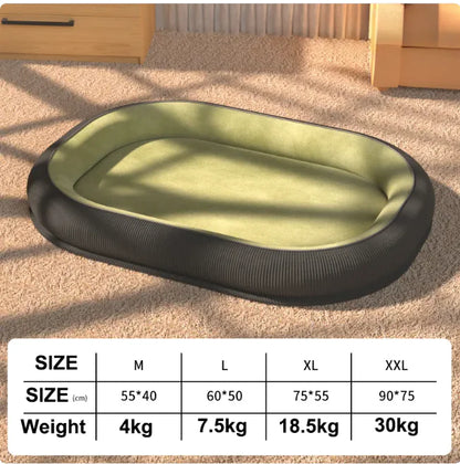 All-Season Washable Dog Bed – Cozy & Detachable Cushion