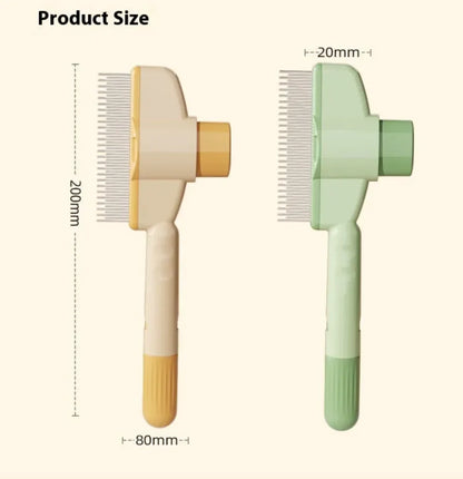 Self-Cleaning Pet Grooming Comb