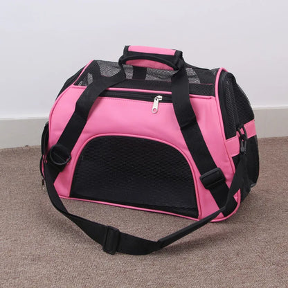 Portable Mesh Pet Carrier Bag