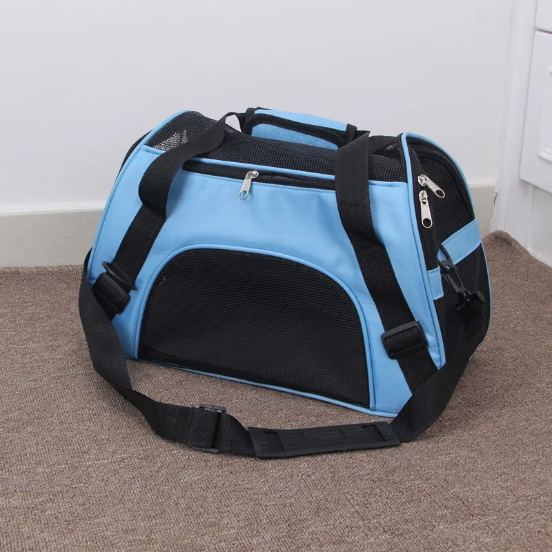 Portable Mesh Pet Carrier Bag