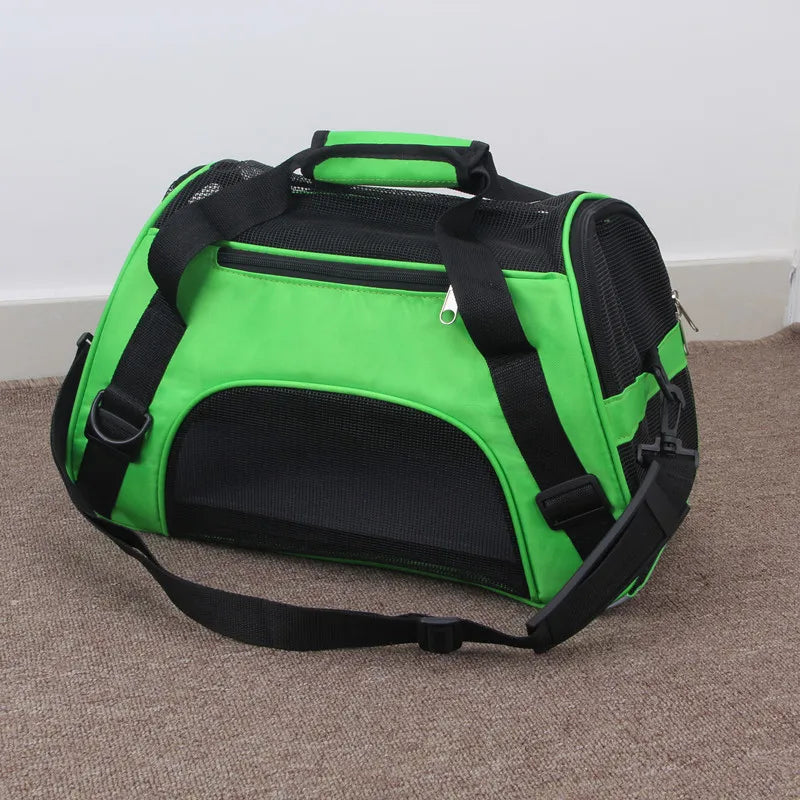 Portable Mesh Pet Carrier Bag