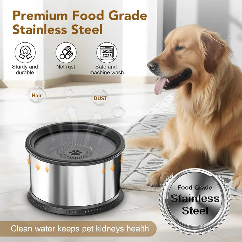 Large Stainless Pet Water Bowl