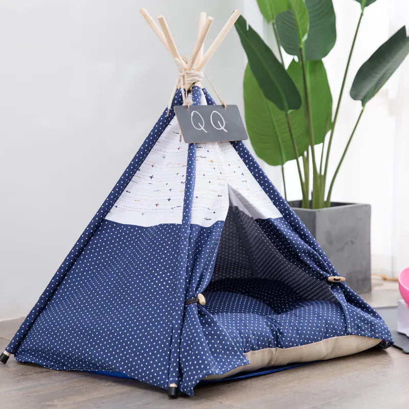 Canvas Pet Tent for Small and Medium Dogs