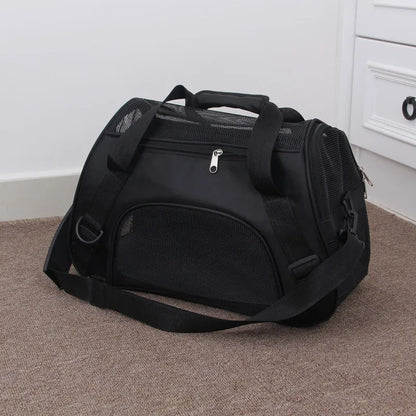 Portable Mesh Pet Carrier Bag